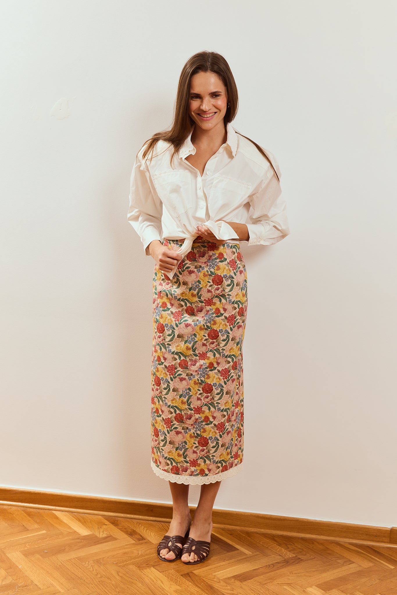 Spódnica Carolyn w kwiaty